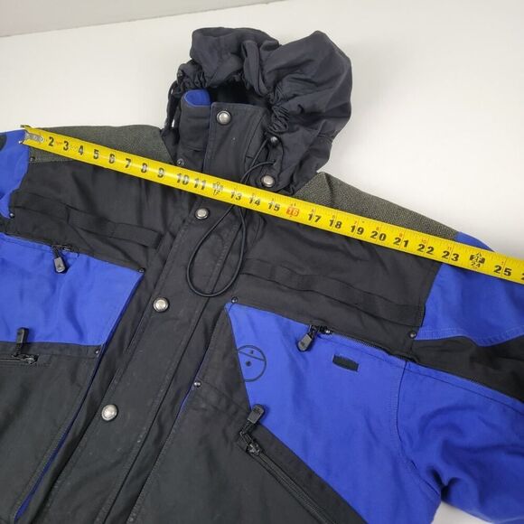 The North Face Steep Tech Scot Schmidt Blue Full Zip Snowboard Jacket Mens 2XL - Picture 7 of 14